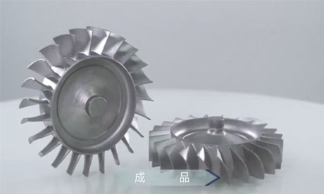 去型殼、澆注、去殼、打磨成品